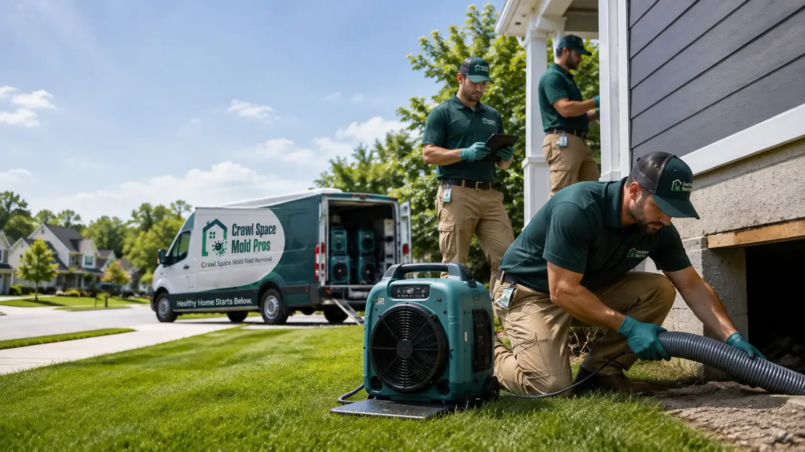 Crawl Space Mold Removal in Kirkwood, MO